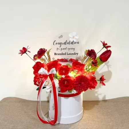 Bloom Box Akrilik Ucapan Grand Opening Kuantan Singingi
